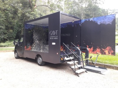Lançamento Game of Thrones em estrutura móvel
