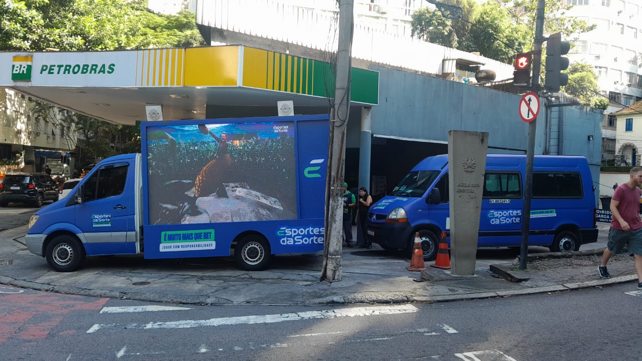 Esportes da Sorte com mídia móvel urbana